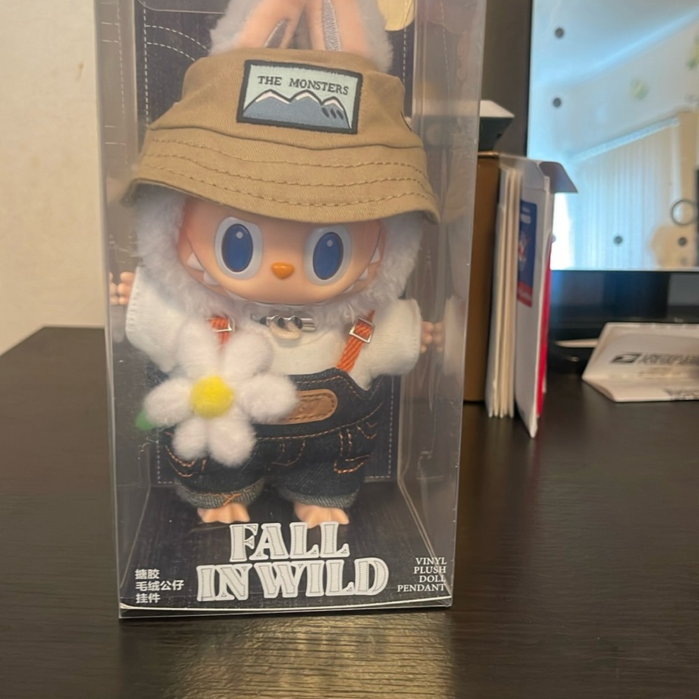 Labubu flush vinyl plush doll pendant
